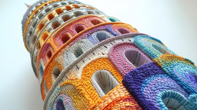 haft na tkaninie z bliska